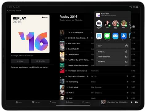 how to do apple music replay